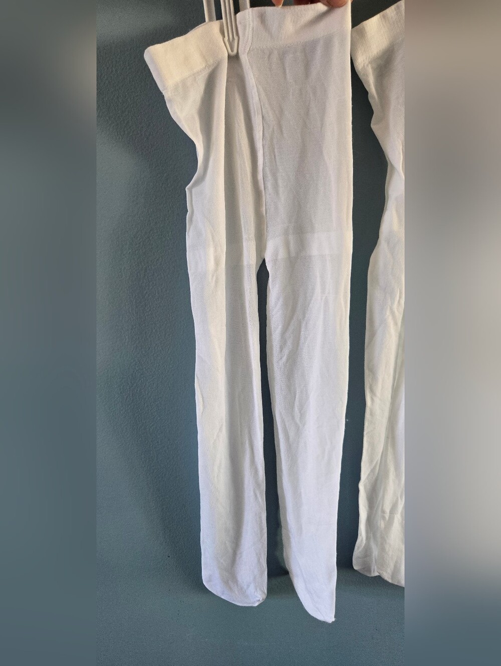 2 Pairs of White Tights Toddler 2-4